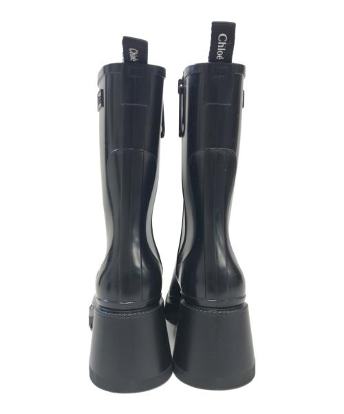 Chloe（クロエ）Chloe (クロエ) レインブーツ ブラック サイズ:36の古着・服飾アイテム