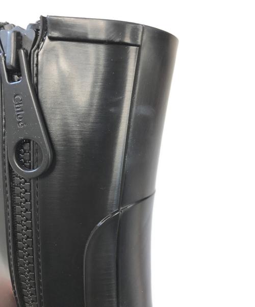 Chloe（クロエ）Chloe (クロエ) レインブーツ ブラック サイズ:36の古着・服飾アイテム