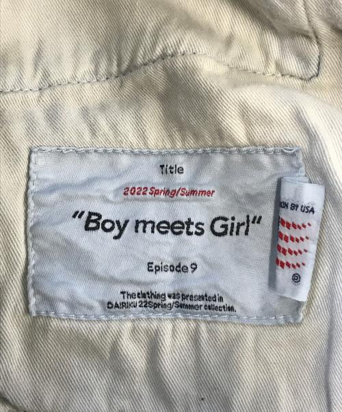 DAIRIKU（ダイリク）DAIRIKU (ダイリク) STRAIGHT LEG インディゴ サイズ:25の古着・服飾アイテム