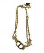 Diorディオール）の古着「Petit CD ダブルブレスレット」｜ゴールド