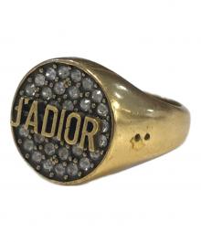 Christian Dior（クリスチャン ディオール）の古着「J'ADIOR engraved signet ring」｜ゴールド