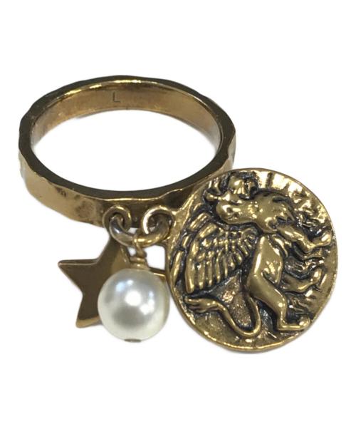 Christian Dior（クリスチャン ディオール）Christian Dior (クリスチャン ディオール) Montaigne Prestige ring ゴールド サイズ:Lの古着・服飾アイテム