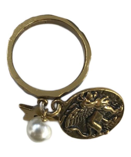 Christian Dior（クリスチャン ディオール）Christian Dior (クリスチャン ディオール) Montaigne Prestige ring ゴールド サイズ:Lの古着・服飾アイテム