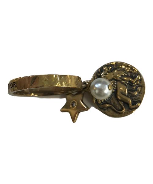 Christian Dior（クリスチャン ディオール）Christian Dior (クリスチャン ディオール) Montaigne Prestige ring ゴールド サイズ:Lの古着・服飾アイテム