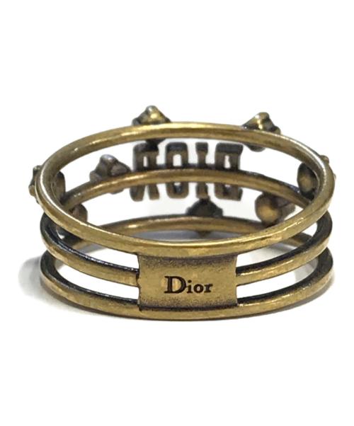 Christian Dior（クリスチャン ディオール）Christian Dior (クリスチャン ディオール) Dior revolution Ring ゴールド サイズ:Lの古着・服飾アイテム