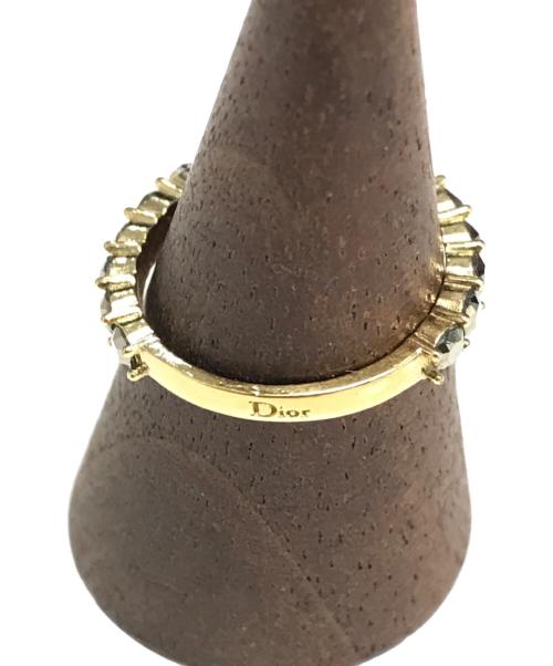 Christian Dior（クリスチャン ディオール）Christian Dior (クリスチャン ディオール) Pearl & Star Ring ゴールド サイズ:表記なしの古着・服飾アイテム