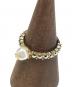 Christian Dior (クリスチャン ディオール) Pearl & Star Ring ゴールド サイズ:表記なし：21000円