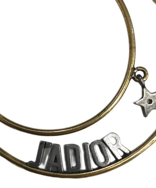 Christian Dior（クリスチャン ディオール）Christian Dior (クリスチャン ディオール) Stars＆Moon Hoop Earrings ゴールド サイズ:表記なしの古着・服飾アイテム