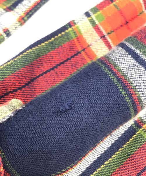 BIG MIKE（ビックマイク）BIG MIKE (ビックマイク) チェックネルシャツ ネイビー サイズ:4XLの古着・服飾アイテム