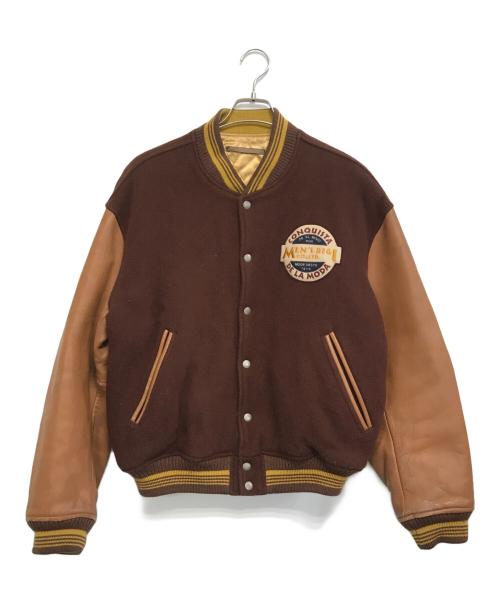 MEN'S BIGI（メンズビギ）MEN'S BIGI (メンズビギ) スタジャン ブラウン サイズ:表記なしの古着・服飾アイテム