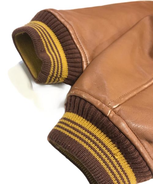 MEN'S BIGI（メンズビギ）MEN'S BIGI (メンズビギ) スタジャン ブラウン サイズ:表記なしの古着・服飾アイテム