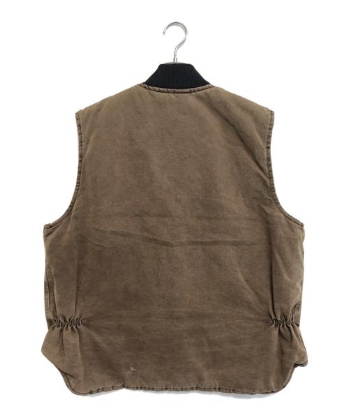 CarHartt（カーハート）CarHartt (カーハート) ダックベスト ブラウン サイズ:X-LARGEの古着・服飾アイテム