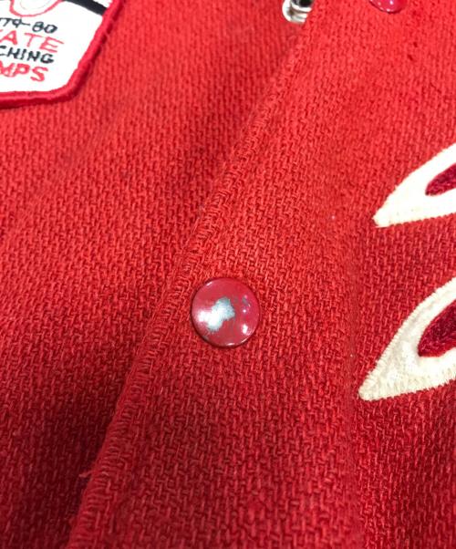 VINTAGE（ヴィンテージ）VINTAGE (ヴィンテージ) スタジャン レッド サイズ:不明の古着・服飾アイテム