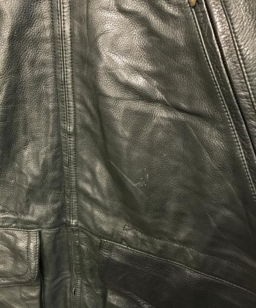 Timberland（ティンバーランド）Timberland (ティンバーランド) レザージャケット ブラック サイズ:XLの古着・服飾アイテム