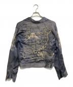 VINTAGEヴィンテージ）の古着「Souvenir Suka Shirt」｜ネイビー