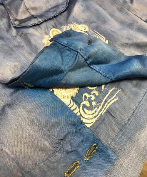 VINTAGE（ヴィンテージ）VINTAGE (ヴィンテージ) Souvenir Suka Shirt ネイビー サイズ:不明の古着・服飾アイテム