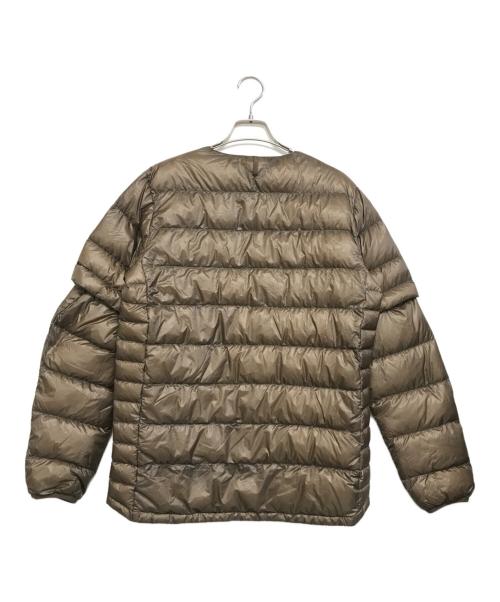 NANGA（ナンガ）NANGA (ナンガ) INNER DOWN CARDIGAN DS ベージュ サイズ:JPN Ｍ　USA Sの古着・服飾アイテム