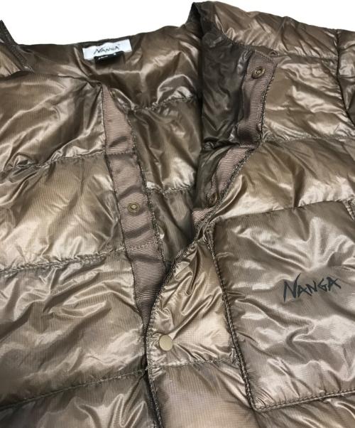 NANGA（ナンガ）NANGA (ナンガ) INNER DOWN CARDIGAN DS ベージュ サイズ:JPN Ｍ　USA Sの古着・服飾アイテム