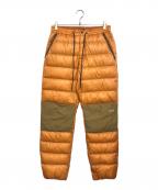 NANGAナンガ）の古着「MOUNTAIN LODGE DOWN PANTS」｜オレンジ