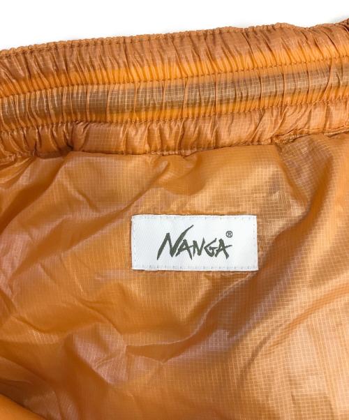 NANGA（ナンガ）NANGA (ナンガ) MOUNTAIN LODGE DOWN PANTS オレンジ サイズ:Mの古着・服飾アイテム