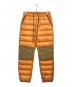 NANGA（ナンガ）の古着「MOUNTAIN LODGE DOWN PANTS」｜オレンジ