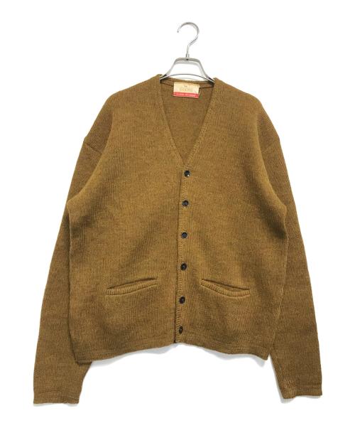 JANTZEN（ジャンセン）JANTZEN (ジャンセン) モヘア混カーディガン ブラウン サイズ:Ⅼの古着・服飾アイテム