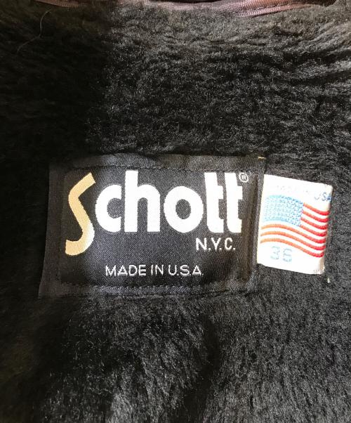 shott（ショット）shott (ショット) シングルライダースジャケット ブラック サイズ:36の古着・服飾アイテム