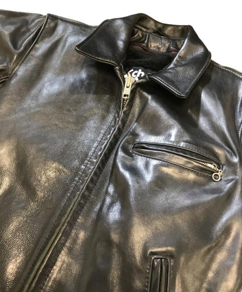 shott（ショット）shott (ショット) シングルライダースジャケット ブラック サイズ:36の古着・服飾アイテム