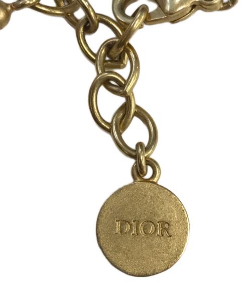 Christian Dior（クリスチャン ディオール）Christian Dior (クリスチャン ディオール) ビーズブレスレット ピンク×ホワイト サイズ:表記なしの古着・服飾アイテム