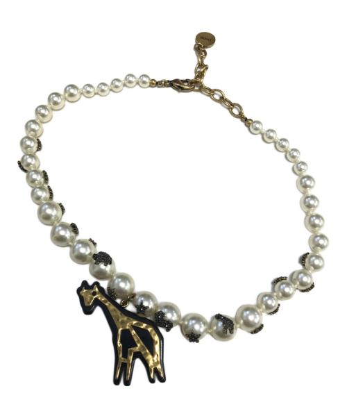 Christian Dior（クリスチャン ディオール）Christian Dior (クリスチャン ディオール) パールチョーカー ホワイト サイズ:表記なしの古着・服飾アイテム