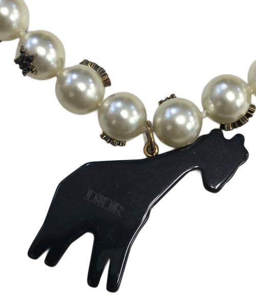 Christian Dior（クリスチャン ディオール）Christian Dior (クリスチャン ディオール) パールチョーカー ホワイト サイズ:表記なしの古着・服飾アイテム