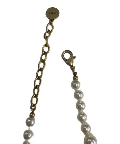 Christian Dior（クリスチャン ディオール）Christian Dior (クリスチャン ディオール) パールチョーカー ホワイト サイズ:表記なしの古着・服飾アイテム