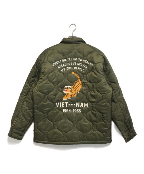 HOUSTON（ヒューストン）HOUSTON (ヒューストン) ベトジャン オリーブ サイズ:XX-LARGEの古着・服飾アイテム