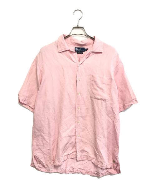 POLO RALPH LAUREN（ポロ・ラルフローレン）POLO RALPH LAUREN (ポロ・ラルフローレン) オープンカラーシャツ ピンク サイズ:Lの古着・服飾アイテム