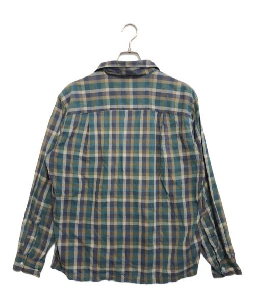 BRENT（ブレント）BRENT (ブレント) オープンカラーシャツ ブルー サイズ:Lの古着・服飾アイテム