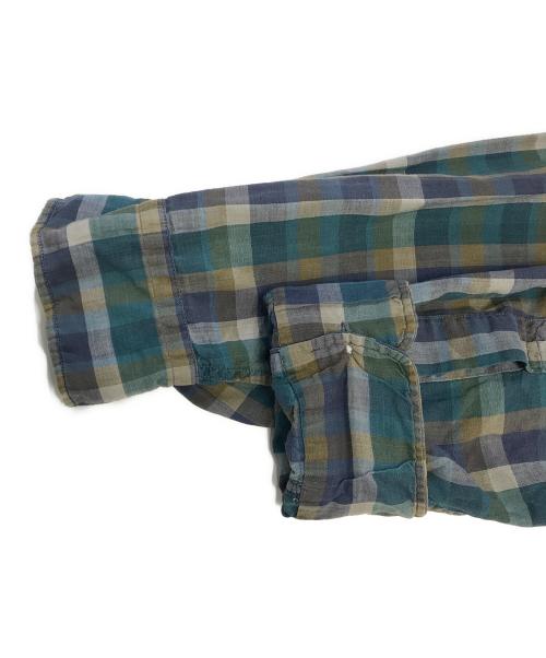 BRENT（ブレント）BRENT (ブレント) オープンカラーシャツ ブルー サイズ:Lの古着・服飾アイテム