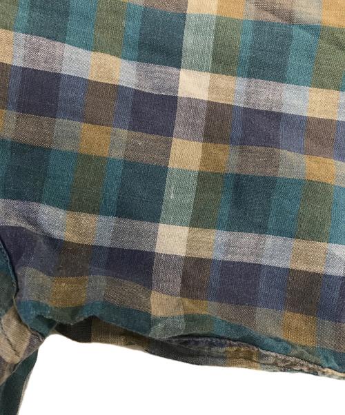 BRENT（ブレント）BRENT (ブレント) オープンカラーシャツ ブルー サイズ:Lの古着・服飾アイテム