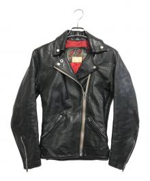 TT LEATHERS（ティティレザー）の古着「ライダースジャケット」｜ブラック