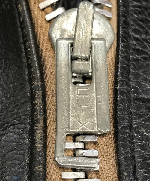 TT LEATHERS（ティティレザー）TT LEATHERS (ティティレザー) ライダースジャケット ブラック サイズ:Lの古着・服飾アイテム