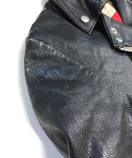 TT LEATHERS（ティティレザー）TT LEATHERS (ティティレザー) ライダースジャケット ブラック サイズ:Lの古着・服飾アイテム