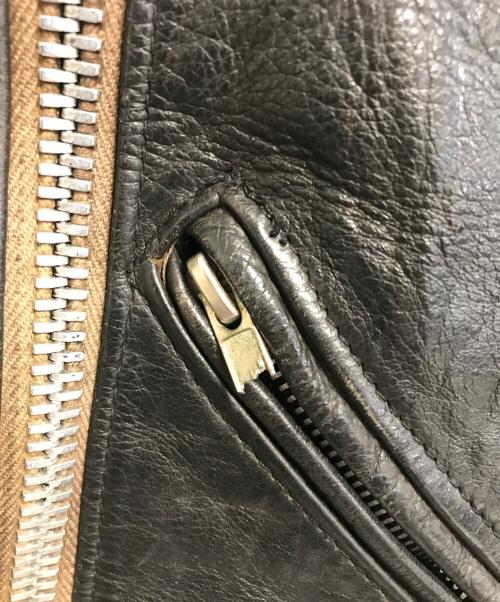 TT LEATHERS（ティティレザー）TT LEATHERS (ティティレザー) ライダースジャケット ブラック サイズ:Lの古着・服飾アイテム