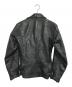 TT LEATHERS (ティティレザー) ライダースジャケット ブラック サイズ:L：14000円