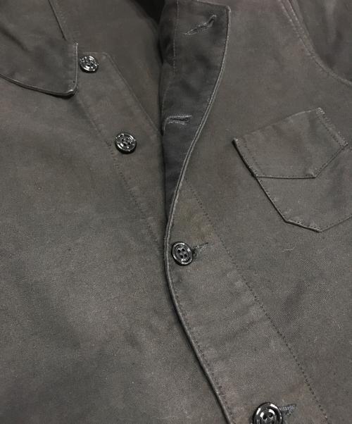 mon cadet（mon cadet）mon cadet (mon cadet) ブラックモールスキンジャケット ブラック サイズ:表記なしの古着・服飾アイテム