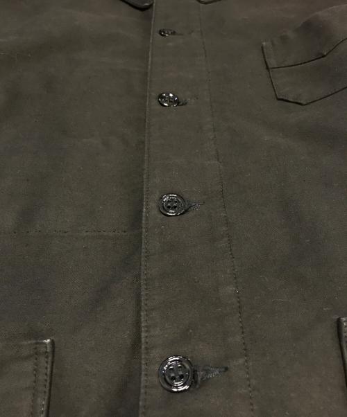 mon cadet（mon cadet）mon cadet (mon cadet) ブラックモールスキンジャケット ブラック サイズ:表記なしの古着・服飾アイテム