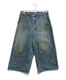order（オーダー）の古着「LOOSE DENIM HALF PANTS」｜インディゴ