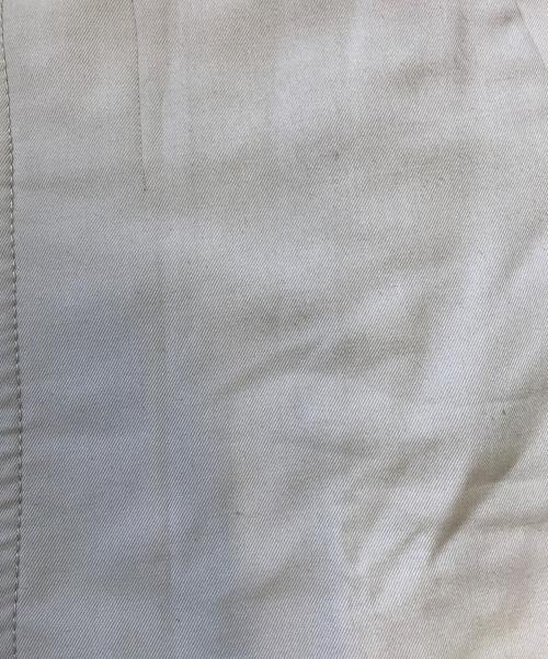 LANVIN（ランバン）LANVIN (ランバン) パイピングレザーステンカラーコート ベージュ サイズ:R50の古着・服飾アイテム