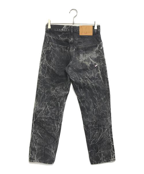 MARTINE ROSE（マーティン・ローズ）MARTINE ROSE (マーティン・ローズ) プリーツ加工デニムパンツ ブラック サイズ:XSの古着・服飾アイテム