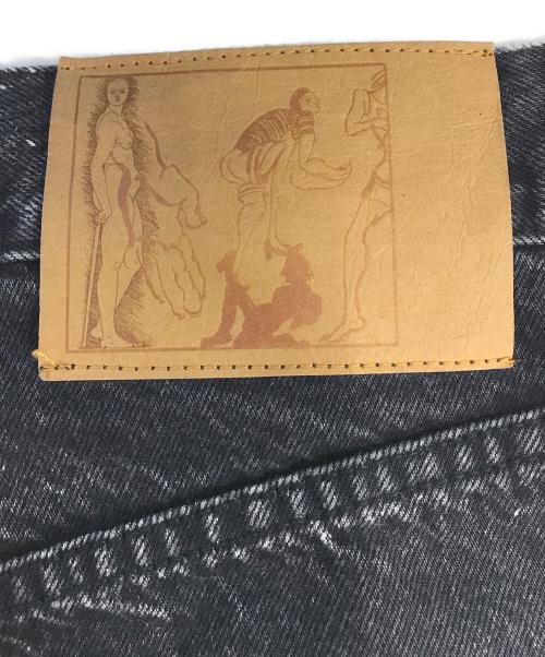 MARTINE ROSE（マーティン・ローズ）MARTINE ROSE (マーティン・ローズ) プリーツ加工デニムパンツ ブラック サイズ:XSの古着・服飾アイテム