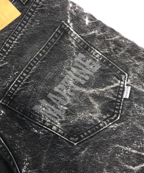 MARTINE ROSE（マーティン・ローズ）MARTINE ROSE (マーティン・ローズ) プリーツ加工デニムパンツ ブラック サイズ:XSの古着・服飾アイテム