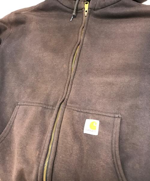 CarHartt（カーハート）CarHartt (カーハート) 裏地メッシュジップパーカー ブラウン サイズ:表記なしの古着・服飾アイテム
